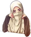 Стикер hijab-tyan