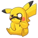 Стикер pikachu