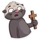 Стикер Медоед Хоня