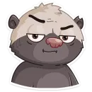 Стикер Медоед Хоня