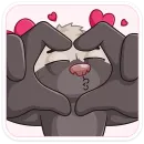 Стикер Медоед Хоня