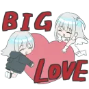 Стикер Серебряные сестренки