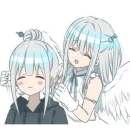 Стикер Серебряные сестренки