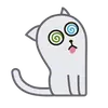 Стикер Hoover the Special Cat