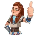 Стикер Horizon Forbidden West