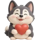 Хаски щенок