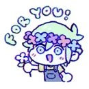 Стикер i love omori sm