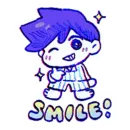 Стикер i love omori sm