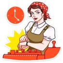 Стикер Илья и Анфиса