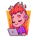 Стикер im_fine