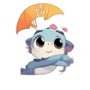 Стикер Дракончик Искряш