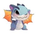 Стикер Дракончик Искряш