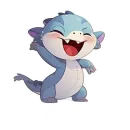 Стикер Дракончик Искряш