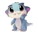 Стикер Дракончик Искряш