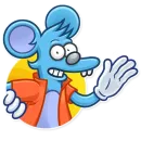 Стикер The Itchy and Scratchy