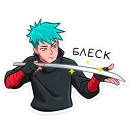 Стикер Ниндзя Изаму