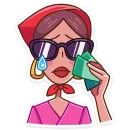 Стикер Жанна