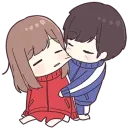 Стикер Jersey Couple