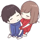Стикер Jersey Couple