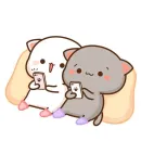 Стикер Peach and Goma