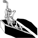 Стикер Груда костей | Skulls