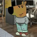 Стикер chill guy