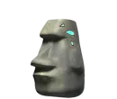 Стикер Moyai statue