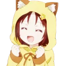 Стикер Аниме Тян