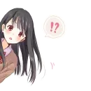 Стикер Аниме Тян