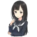 Стикер Аниме Тян