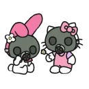 Стикер ℎ𝑒𝑙𝑙𝑜 𝑘𝑖𝑡𝑡𝑦