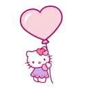 Стикер ℎ𝑒𝑙𝑙𝑜 𝑘𝑖𝑡𝑡𝑦