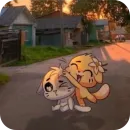 Стикер Котики