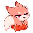 Стикер Кицунэ Аи