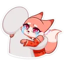 Стикер Кицунэ Аи