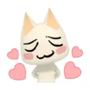 Стикер cute cat