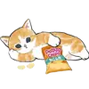 Стикер Kittens mofu_sand 2