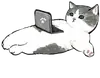 Стикер Kittens mofu_sand 2
