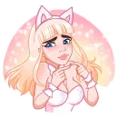 Стикер Кошечка Каталина