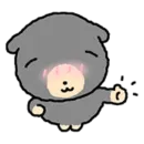 Стикер kkiwoong the puppy