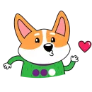 Стикер Коржик