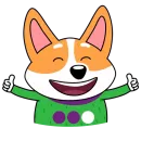 Стикер Коржик