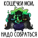 Стикер кошечки мои приедут