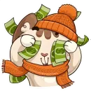 Стикер Котик