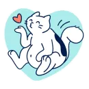 Стикер Кот Макс