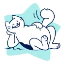 Стикер Кот Макс