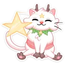 Стикер Новогодняя Котострофа