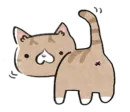 Стикер котя