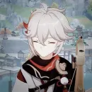 Стикер kazuha albedo