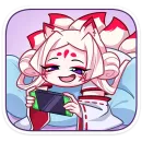 Стикер Старшая жрица Кумико